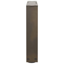 sofabordsben V-formet 2 stk. naturstål 40x(30-31,3) cm stål