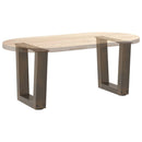 sofabordsben V-formet 2 stk. naturstål 40x(30-31,3) cm stål
