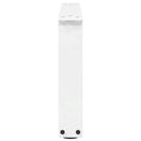 sofabordsben V-formet 2 stk. hvid 50x(30-31,3) cm stål