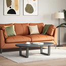 sofabordsben V-formet 2 stk. antracit 50x(30-31,3) cm stål
