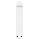 sofabordsben V-formet 2 stk. hvid 60 x (30-31,3) cm stål