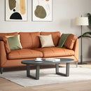 sofabordsben V-formet 2 stk. antracit 60x(30-31,3) cm stål