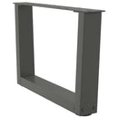 sofabordsben V-formet 2 stk. antracit 60x(30-31,3) cm stål