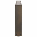 sofabordsben V-formet 2 stk. naturstål 60x(30-31,3) cm stål