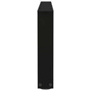sofabordsben V-formet 2 stk. sort 70 x (30-31,3) cm stål