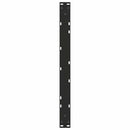sofabordsben V-formet 2 stk. sort 70 x (30-31,3) cm stål