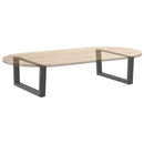 sofabordsben V-formet 2 stk. antracit 70x(30-31,3) cm stål