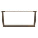 sofabordsben V-formet 2 stk. naturstål 70x(30-31,3) cm stål