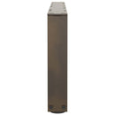 sofabordsben V-formet 2 stk. naturstål 70x(30-31,3) cm stål