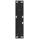 sofabordsben V-formet 2 stk. sort 28 x (42-43,3) cm stål