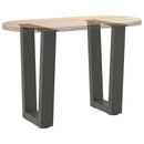 sofabordsben V-formet 2 stk. antracit 28 x (42-43,3) cm stål