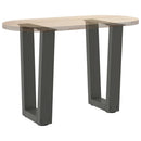 sofabordsben V-formet 2 stk. antracit 38 x (42-43,3) cm stål