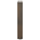 sofabordsben V-formet 2 stk. naturstål 38 x (42-43,3) cm stål
