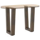 sofabordsben V-formet 2 stk. naturstål 38 x (42-43,3) cm stål