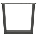 sofabordsben V-formet 2 stk. antracit 50x(42-43,3) cm stål