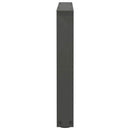 sofabordsben V-formet 2 stk. antracit 50x(42-43,3) cm stål