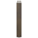 sofabordsben V-formet 2 stk. naturstål 50x(42-43,3) cm stål