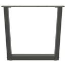 sofabordsben V-formet 2 stk. antracit 60x(42-43,3) cm stål