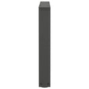sofabordsben V-formet 2 stk. antracit 60x(42-43,3) cm stål