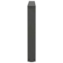 sofabordsben V-formet 2 stk. antracit 70 x (42-43,3) cm stål