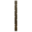 sofabordsben V-formet 2 stk. naturstål 70 x (42-43,3) cm stål