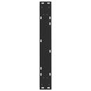spisebordsben V-formet 2 stk. sort 60 x (72-73,3) cm stål