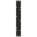 spisebordsben V-formet 2 stk. sort 60 x (72-73,3) cm stål