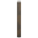 spisebordsben V-formet 2 stk. naturstål 60 x (72-73,3) cm stål