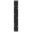 spisebordsben V-formet 2 stk. sort 70 x (72-73,3) cm stål