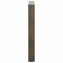 spisebordsben V-formet 2 stk. naturstål 80x(72-73,3) cm stål