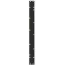 spisebordsben V-formet 2 stk. sort 100x(72-73,3) cm stål