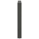 spisebordsben V-formet 2 stk. antracit 100x(72-73,3) cm stål
