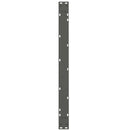 spisebordsben V-formet 2 stk. antracit 100x(72-73,3) cm stål