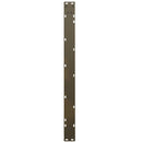 spisebordsben V-formet 2 stk. naturstål 100x(72-73,3) cm stål