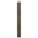 spisebordsben V-formet 3 stk. naturstål 80x(72-73,3) cm stål