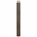 spisebordsben V-formet 3 stk. naturstål 90 x (72-73,3) cm stål