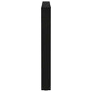 spisebordsben V-formet 3 stk. sort 100x(72-73,3) cm stål