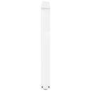 spisebordsben V-formet 3 stk. hvid 100x(72-73,3) cm stål