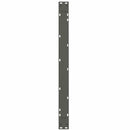 spisebordsben V-formet 3 stk. antracit 100x(72-73,3) cm stål