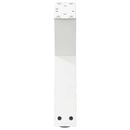 sofabordsben 2 stk. hvid 30x(30-31,3) cm stål