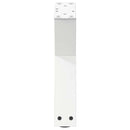 sofabordsben 2 stk. hvid 40x(30-31,3) cm stål