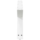 sofabordsben 2 stk. hvid 70 x (30-31,3) cm stål