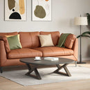sofabordsben 2 stk. naturstål 70 x (30-31,3) cm stål