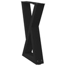 sofabordsben 2 stk. sort 28 x (42-43,3) cm stål