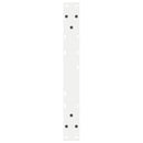 sofabordsben 2 stk. hvid 50x(42-43,3) cm stål