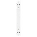 sofabordsben 2 stk. hvid 60 x (42-43,3) cm stål