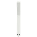 spisebordsben 2 stk. hvid 50x(72-73,3) cm stål