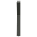 spisebordsben 2 stk. antracit 50x(72-73,3) cm stål
