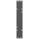 spisebordsben 2 stk. antracit 50x(72-73,3) cm stål