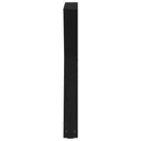 spisebordsben 2 stk. sort 60 x (72-73,3) cm stål